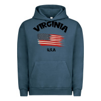 Pigment Midnight Navy VIRGINIA U.S.A Urban Hoodie - Bettercallsaul