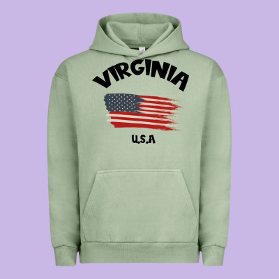 Virginia U.s.a Urban Hoodie Designed By Bettercallsaul
