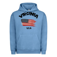 Pigment Pebble Blue VIRGINIA U.S.A Urban Hoodie - Bettercallsaul