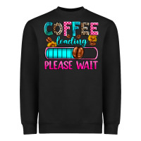 Black coffee loading please wait Heavyweight Sweatshirt - Zillion Design Studio