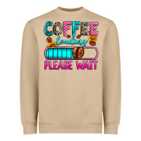Mushroom coffee loading please wait Heavyweight Sweatshirt - Zillion Design Studio