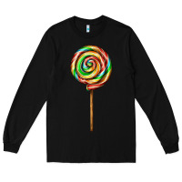 Black rainbow lollipop Long Sleeve Tee - AdoDesignShop