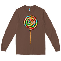 Chestnut rainbow lollipop Long Sleeve Tee - AdoDesignShop