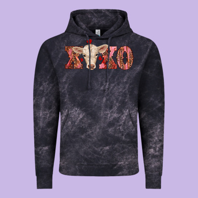 Xoxo Charolais Calf Vintage Hoodie Designed By Ranaportraitstore