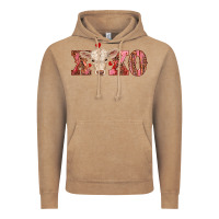 Vintage Coffee xoxo charolais calf Vintage Hoodie - RanaPortraitStore