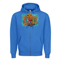 True Royal cowboy boots sunflower Zipper Hoodie - AdoDesignShop