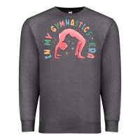 Charcoal Heather in my gymnastics era shinning Premium Sweatshirt - MaliasSmallBusiness