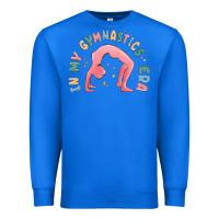 True Royal in my gymnastics era shinning Premium Sweatshirt - MaliasSmallBusiness
