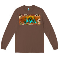 Chestnut jesus Long Sleeve Tee - JahusDesignShop