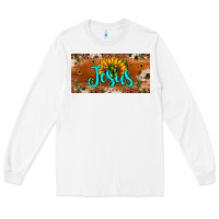 White jesus Long Sleeve Tee - JahusDesignShop