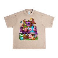 French Oak Easter gnomies truck Easter Day Urban Heavy Tee - Neo Western