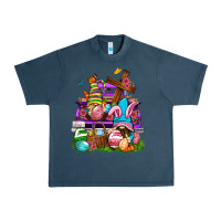 Midnight Navy Easter gnomies truck Easter Day Urban Heavy Tee - Neo Western