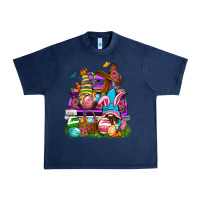 Navy Easter gnomies truck Easter Day Urban Heavy Tee - Neo Western