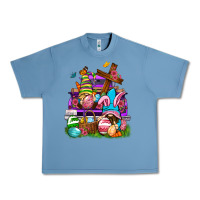Pebble Blue Easter gnomies truck Easter Day Urban Heavy Tee - Neo Western