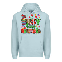 Blue Mist too busy being hermosa Premium Hoodie - LillyAllenDesigns