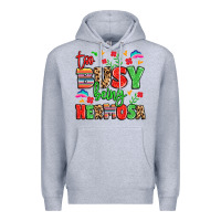 Heather Grey too busy being hermosa Premium Hoodie - LillyAllenDesigns