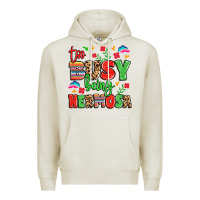 Oatmeal Heather too busy being hermosa Premium Hoodie - LillyAllenDesigns