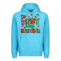 Ocean Blue too busy being hermosa Premium Hoodie - LillyAllenDesigns