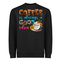 Black coffee is always good idea Heavyweight Sweatshirt - Zillion Design Studio