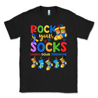 Black rock your  world down syndrome Classic Tee - Artiststas