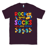 Plum rock your  world down syndrome Classic Tee - Artiststas