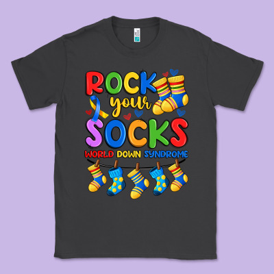 Rock Your  World Down Syndrome Classic Tee Designed By Artiststas
