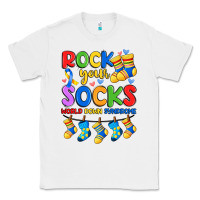 White rock your  world down syndrome Classic Tee - Artiststas