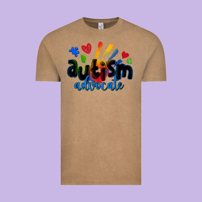 Autism Advocate Vintage Tee Designed By Zillion Design Studio