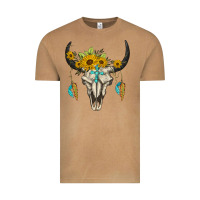 Vintage Camel bull skull western Vintage Tee - BarkalooDesign