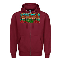 Burgundy horses roses ann cactuses license plate Zipper Hoodie - Artiststas