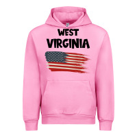 Fuchsia Pink WEST VIRGINIA Urban Hoodie - Bettercallsaul