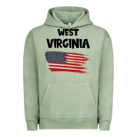 Pigment Oil Green WEST VIRGINIA Urban Hoodie - Bettercallsaul