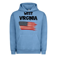 Pigment Pebble Blue WEST VIRGINIA Urban Hoodie - Bettercallsaul