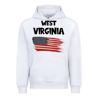 White WEST VIRGINIA Urban Hoodie - Bettercallsaul
