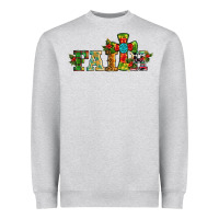 Heather Grey christmas cross faith Heavyweight Sweatshirt - RanaPortraitStore