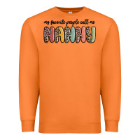 Carrot my favorite people call me nanny Premium Sweatshirt - MaliasSmallBusiness