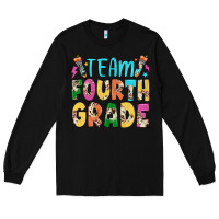 Black team fourth grade Long Sleeve Tee - JahusDesignShop