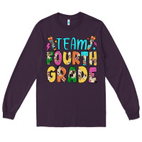 Plum team fourth grade Long Sleeve Tee - JahusDesignShop