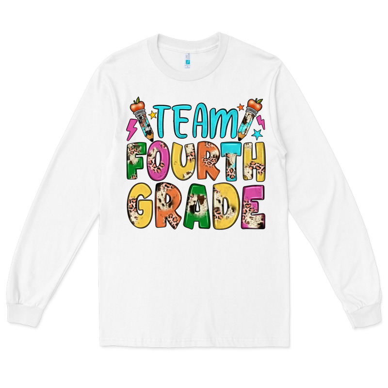Team Fourth Grade Long Sleeve Tee by JahusDesignShop | Teevron