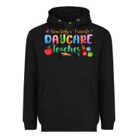 Black somebody's favorite daycare teacher Heavyweight Hoodie - MaliasSmallBusiness