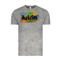 Cloud Rock autism american flag Vintage Tee - Zillion Design Studio