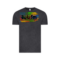 Vintage Black autism american flag Vintage Tee - Zillion Design Studio