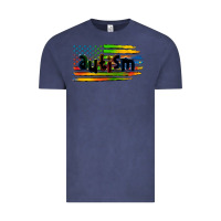 Vintage Denim autism american flag Vintage Tee - Zillion Design Studio