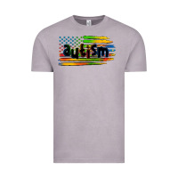 Autism American Flag Vintage Tee | Teevron