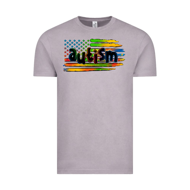 Autism American Flag Vintage Tee by Zillion Design Studio | Teevron