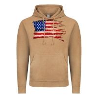 Vintage Camel tattered american flag Vintage Hoodie - Zillion Design Studio