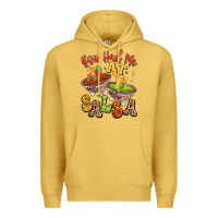 Antique Gold you had me at salsa Premium Hoodie - LillyAllenDesigns
