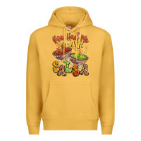 Mustard you had me at salsa Premium Hoodie - LillyAllenDesigns