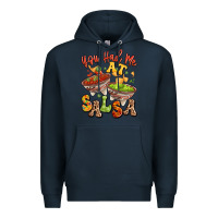 Navy you had me at salsa Premium Hoodie - LillyAllenDesigns