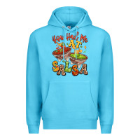 Ocean Blue you had me at salsa Premium Hoodie - LillyAllenDesigns